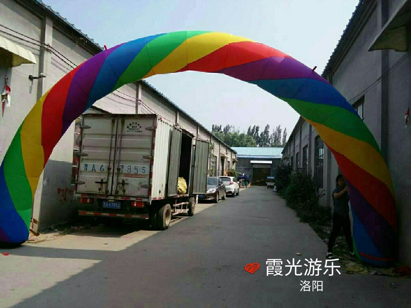 胶州彩虹喷绘气模